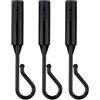 QOXEZY Gancio di protezione per canna da pesca alla carpa, colore nero | Lunghezza 8,1 cm, dimensioni compatte, peso leggero, 5 g, portatile, accessorio da viaggio