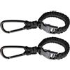 Generic Clip per guanti da baseball, 2 pezzi, in nylon, 26,4 cm, organizer portatile per attrezzature con struttura intrecciata e comodo sistema di supporto per appenderlo, accessorio per il trasporto di