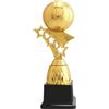 Generic Coppe da trofeo in plastica dorata, per premi sportivi | Trofeo con palla per eventi sportivi trofei per pallacanestro/calcio torneo mondiale 2026, regali di cach