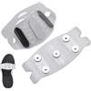 Generic Tacchetti elastici per scarpe con tacchetti da ghiaccio e ramponi | 5-Claw Buona Elasticità Antiscivolo Stabile Trazione Donne Uomini Anziani Quotidiano Inverno Outdoor Sport Scarpe Da Trekking