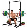 LIFERUN Power Cage Power Rack multifunzione | 7 posizioni regolabili, stazione di sollevamento compatta, barra per trazioni per la palestra a casa
