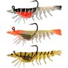 Generisch Set di esche da pesca per gamberetti, leggere, piacevolmente morbide e | Esca per gamberetti d'acqua salata, per la pesca di trote, cavi, snook, Walleyes