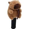 Generico Copri Teste Per Mazze Da Golf Copertura In Peluche Con Design Animale | Set Di Copri Golf Numerati 3 E 5 Adatto A Sport Di Vacanze Donne Uomini Con Tee E Segnapalla