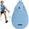 Generic Borsa per racchette da tennis portatile multifunzionale | Zaino per racchette da tennis, viaggi, palestra, pratica, sport quotidiani, attività all'aperto, pendolari, escursionismo