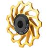 Generico Rotella Guida Posteriore Bici con Cuscinetto ceramico, 11T/13T | Puleggia cambio posteriore, lega alluminio AL7075, boccola 4/5/6mm, spessore 1cm