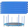 Generic Copertura per pali del trampolino | Set da 12 pezzi da 40 cm | Copertura per pali del trampolino, set da 12 pezzi in schiuma impermeabile, 40 x 4,5 cm, Ø 2,5-2,6 cm