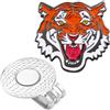 Generic Clip magnetica per cappello da golf, design tigre | Marcatori da golf sicuri per cappello visiera tesa per uomini donne giocatori sul verde sport all'aperto attività allenamento