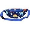 Generic Cintura per bambini con dinosauri, adatta a neonati e ragazzi, taglia piccola, da portare a tracolla, navy.