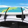 GMBAYUE Kit di Barre Portatutto Morbida, Portapacchi Auto Universale con Cinghie di Fissaggio, Fibbie Antigraffio, Porta Kayak, Canoe, Tavole da Surf e SUP