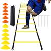 Generic Agility Ladder - Set da calcio professionale | Borsa portaoggetti per allenamento di calcio, attrezzatura da allenamento per bambini, adolescenti, adulti