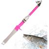 Generic Canna da pesca telescopica e mulinello Combo Casting leggero | Canna da pesca telescopica - Accessori per pesci per acqua salata e acqua dolce da uomo, zaino compatto da viaggio