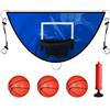 Vitsrisea Cestino Da Basket Per Trampolino Set Cestino Da Basket Resistente E | Set da basket Pompa, Pallone, Set Accessori Trampolino, Palloncino Esterno Per Ragazzi E