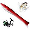 Generic Piccola canna da pesca tascabile | Piccola canna da pesca per pesca a traina, casting offshore, surf, escursionismo, campeggio, viaggi all'aperto