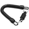 Generic Rilascio magnetico della rete - Forte attrezzatura da pesca grande supporto | Supporto magnetico per rete con forte magnete e cordino a spirale, perfetto per pesca, campeggio, escursionismo | sicuro