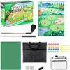 Generic Giochi di golf per adulti Set di tappetini da golf per interni | Set di tappetini da golf per bambini e adulti, per casa, cortile, interni ed esterni, prato, feste, carnevale, spiaggia