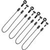 Hirisi Tackle Indicatore di abboccata da pesca, catena in acciaio inox con filettatura M5 per carpe, adatto a tutti gli swinger, robusto e durevole per un rilevamento preciso del morso