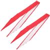 Alipis 2 Pezzi Nastro Grip per Racchetta Badminton, Nastro per Avvolgere la Racchetta in Cotone Rosso, Antiscivolo e Assorbente Il Sudore, Leggero, per Impugnatura e Protezione del