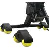 Vnakrny Piedini a piastra a bilanciere 4 pezzi cuscinetti per palline da tennis ammortizzanti piedi a bilanciere per ciclismo indoor ciclismo per Smart Bike Trainer attrezzature per allenamento a casa