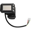 Generic Display for Scooter Elettrico Display Leggero for acceleratore a Pollice da 36 V a 6 Pin Sostituzione ABS ad Alte Prestazioni for la Guida all'aperto