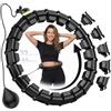 HCOIW Hula Hoop Infinity, Hula Hoop da fitness rimovibile, 165 cm, 32 nodi | Silent Smart Noiseless Infinity Hula Hula per donne e principianti, 2 in 1 per vita e pancia, cerchio per esercizi a casa