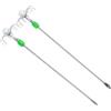 MHADBKH 2 ganci luminosi per maschere di calamari, ombrelli | Gancio per ombrelli in acciaio inox, doppio strato singolo, luminoso, accessorio per pesca all'aperto