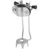 Toyvian Ramponcino per Bastoncini da Trekking in Acciaio Inox Argento | Cinque Punte Robuste, Due Viti Incluse, Accessorio Stagionale, per Neve Urbana e Commissioni All'aperto