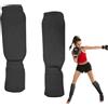 Generic Parastinchi per kickboxing, attrezzatura protettiva per arti marziali | Protezioni per gambe per allenamento thailandese/kickboxing/MMA e sparring, materiale traspirante con fascia elastica