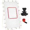 Generic Rete per rimbalzo per pallavolo, rete da allenamento per pallavolo | Rete regolabile da 3,8 cm con 28 corde elastiche, adatta per telaio da 2,1-1,2 m, allenamento sportivo in cortile all'interno