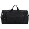 Generic Borsone sportivo grande con scomparto per scarpe, Nero , 60x31x24cm, Unisex | Zaino impermeabile da allenamento, grande capacità, in tessuto Oxford, per yoga, campeggio, uso quotidiano