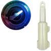 Oxxggkao Lampada d'attrazione di pesca di multi colore, esche dell'esca | Luce notturna lampeggiante subacquea, luce da pesca a LED, impermeabile, attrattori di pesca, multicolore