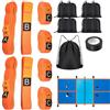 Generico Pickleballs Court Marking Kit Temporary - Bright Lines with 8 sandbags Kit | Pickleballs Court Markers Kit for Teenagers Beginners Outdoor | Indoor Game Gym Training Driveway Street Pickleballs Court 8