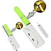 Generic Luce per canna da pesca, impermeabile, batteria inclusa, campanello di | Luci da pesca per canne da pesca notturna da uomo