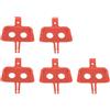 GMBYLBY Inserto Protezione pastiglia Freno | Distanziale pinza disco idraulico, set 5 blocchi ABS, assistente per la manutenzione in viaggio ' officina