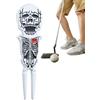 Generic Strumento di riparazione del segno della sfera del metallo, strumenti del | Forchetta portatile per prato verde Accessori in lega di zinco Forniture da golf per uomo Donna Collettore di tappeto erboso
