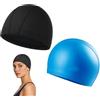 Generic Cuffia da nuoto da donna, 2 pezzi, impermeabile, elastica, traspirante | Cuffia da bagno per piscina, spiaggia, vacanze, estate, sport all'aria aperta, viaggi, pesca, escursionismo, bambini, ragazzi