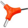 Generic Chiave a brugola triangolare a 3 vie, 3 mm, 4 mm, 5 mm, in acciaio | Combinazione chiave esagonale interna strumenti di riparazione per moto