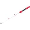Hemobllo Canna da Ghiaccio Corta in Fibra di Vetro Frp, Regolabile | Design Delicato, Scorrimento Fluido del Filo, Rivestimento Resistente All'usura, per Pesca a Gamberi e Barca