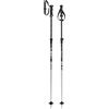 LEKI Rider Vario - Bastoni da sci, colore nero e grigio chiaro, 85-105 cm
