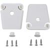 BEAZOOM Kit di riparazione per refrigeratori Igloo 50-165 Quart Secure | Plastica bianca, resistente ai raggi UV, resiste a un uso intenso, lunga durata, sostituisce parti rotte