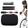 Generic Set di chiavi dinamometriche con , manico antiscivolo | Kit di attrezzi per riparazione bici Set di chiavi da montagna per strumenti di manutenzione della bici