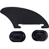 Aurgiarme Kayak Skeg Trackings Fin Sostituzione Punto di Montaggio Nero Spartiacque Consiglio Kayak Pinna Integrale Nave Canoe Parte Kayak Skeg Trackings Fin Ship CanoesPart
