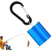 Generic Gancio per canna da pesca moschettone portatile | Calzini per canna da pesca per rastrelliere per stecche da biliardo, pali o rack per riporre canne