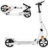 yunaoii Monopattino pieghevole per adulti, con freno a disco, ruote in poliuretano | Monopattino per bambini, portata 100 kg, per adulti, con doppio assorbimento degli urti e supporto, 93 x 32 cm