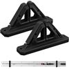 Generic Porta canna da pesca da parete, 2 pezzi, anti-graffio, organizer | Supporto da parete per canna da pesca, supporto verticale per balcone, soggiorno, appartamento, padre, proprietari di case