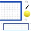 Generic Rete da pallavolo da piscina, 4,6 m, regolabile, accessorio per sport | Design a lunghezza regolabile | Beach Backyard Garden, sistema di fissaggio con fibbia, facile da installare