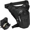 Generic Gamba Borsa da Uomo Regolabile Multifunzionale Sport Pouch | Marsupio per coscia con cinghia per le gambe, campeggio, escursionismo, pesca, ciclismo, equitazione, moto