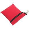 HOMOCONO Borsa per Palline da Golf in Nailon Rosso, Cerniera e Cintura | Appendere alla Borsa o Vita, Design Elastico, per Golf, Accessorio Compatto da Viaggio