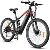 SAMEBIKE XD26-II bicicletta elettrica per adulti 26 pollici 250W motore 25km/h 100km autonomia E-Mountain Bike per Tutti i Terreni 48V 14AH Batteria IP54 impermeabile bici elettrica uomo(Nero)