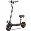ZIYANG Monopattino Elettrico Per Adulti Con Sedile, Potente Motore Da 1200 W, Batteria Ad Alta Capacità Da 48 V 21 Ah, Monopattino Elettrico Fuoristrada Per Tutti I Terreni, Monopattino Elettrico