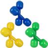 Syutokul 6 manubri per bambini, set di pesi, per bambini, giocattoli sensoriali che producono suoni, manubri in plastica leggera